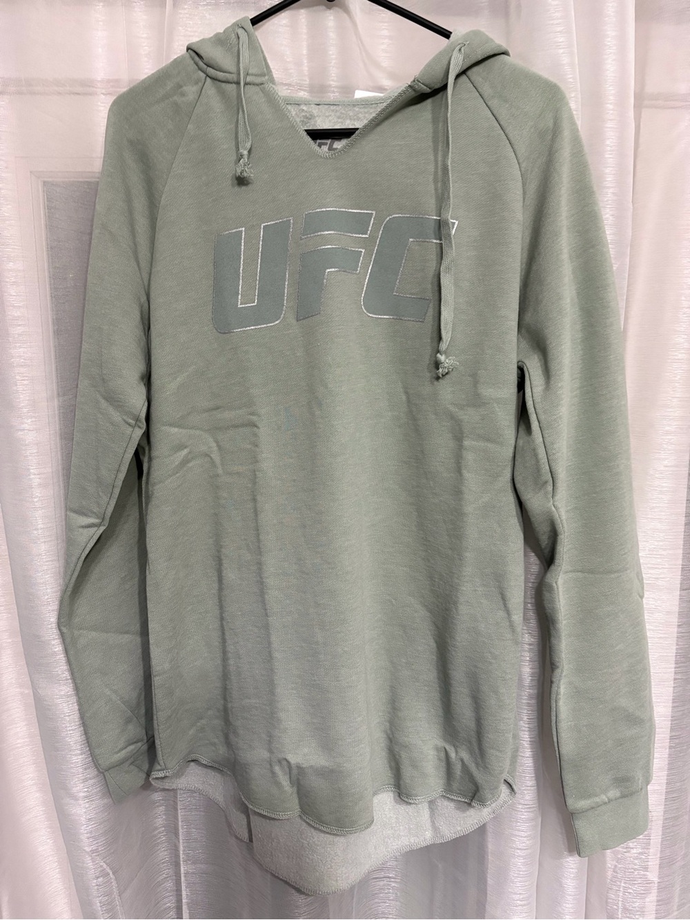 UFC Womens Light Sage Green Pullover Hoodie